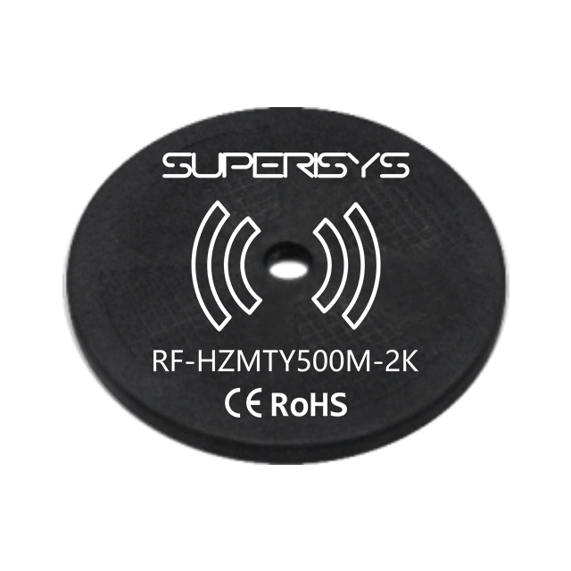 70 mm Long range Anti Metal Circular Industrial HF RFID Tag High Frequency RFID Transponder