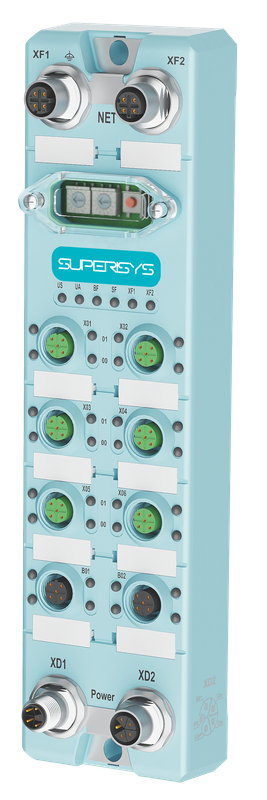  IP68 8 Ports IO LINK Master Communication Module 