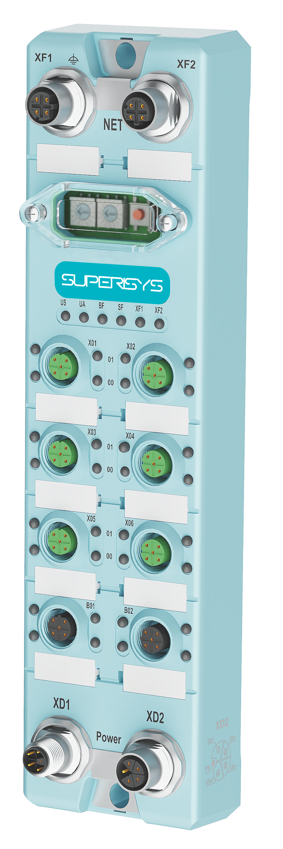  IP68 8 Ports IO LINK Master Communication Module 