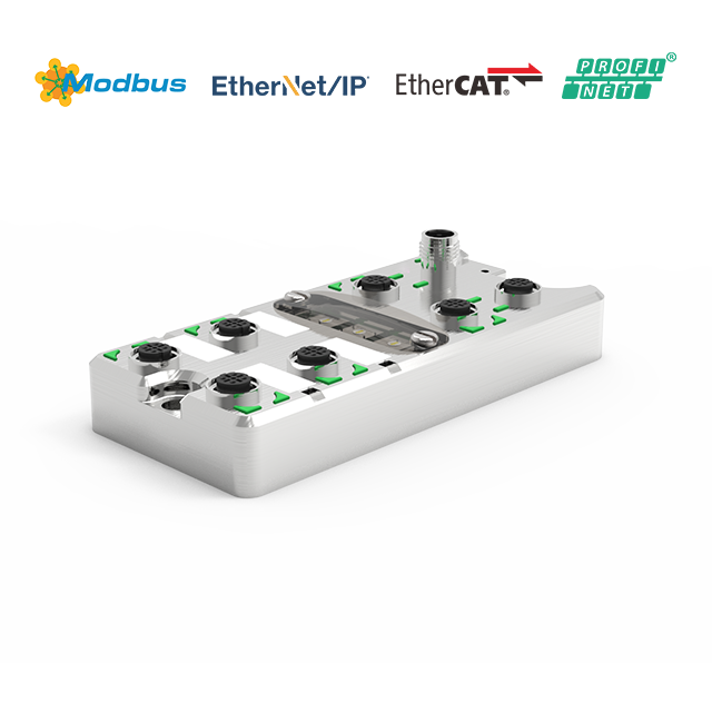 4 Ports Compact RFID Module for EtherCAT/Profinet/ Ethernet/Modbus tcp