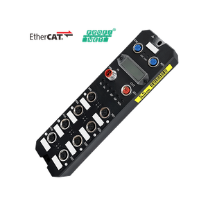 Plastic shell IO LINK Master Communication 8 Port Series EtherCat Protocol 