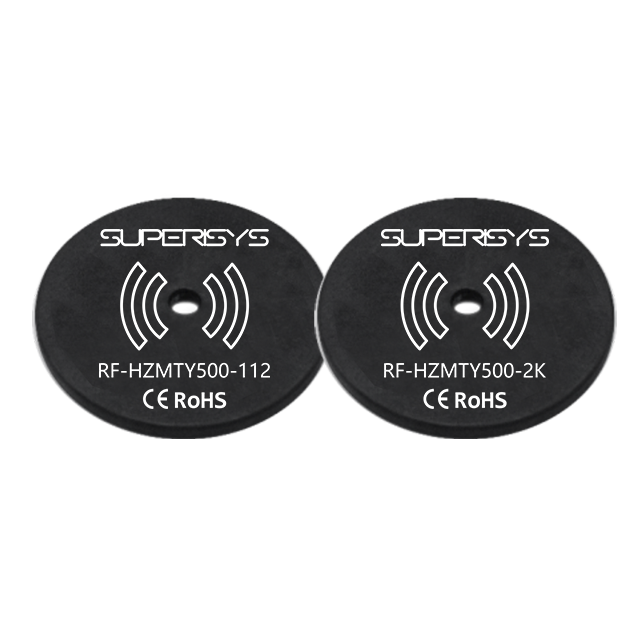 Transpondedor RFID de alta frecuencia con etiqueta Industrial HF RFID de largo alcance de 120MM
