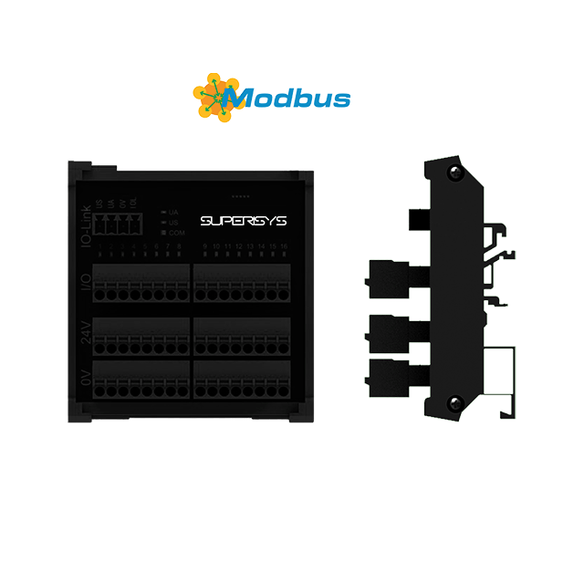 IP20 PLC Integration Digital 16-channel Input And Output IO Link Slave Module