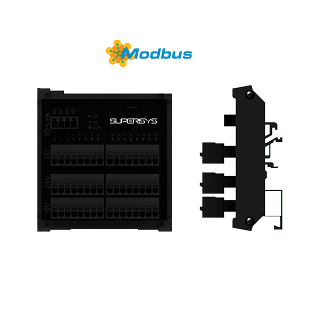 IP20 PLC Integration Digital 16-channel Input And Output IO Link Slave Module