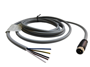  M12L type Single Straight End Bus Module Power Cable IO Link power cable and Wire