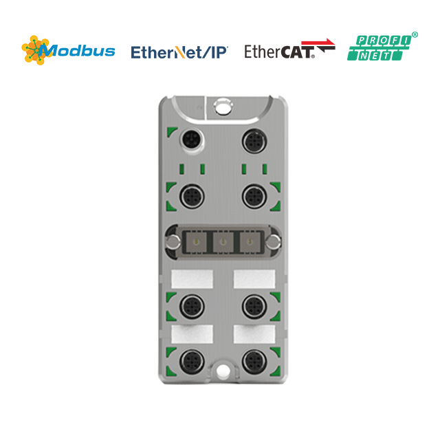 4 Ports Compact RFID Module for EtherCAT/Profinet/ Ethernet/Modbus tcp