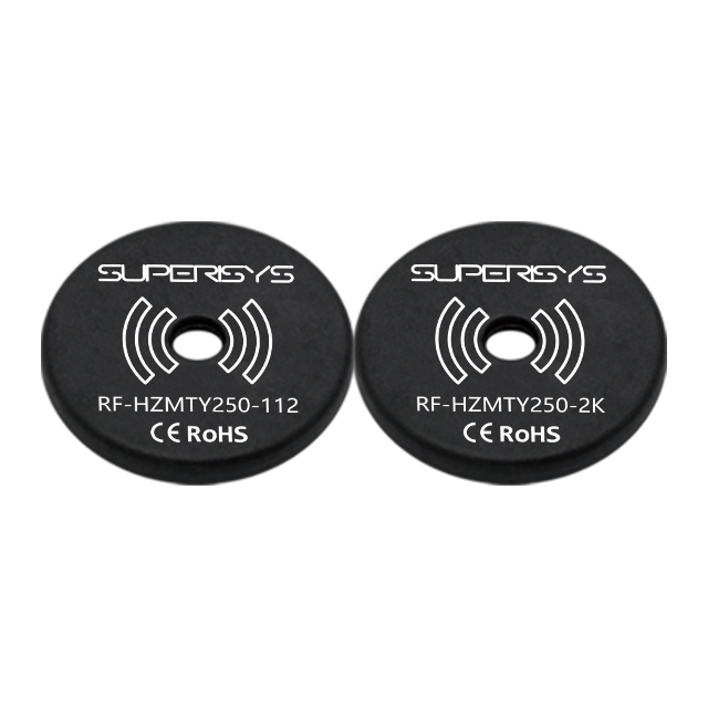 Transpondedor de alta frecuencia RFID de la etiqueta industrial dura circular del HF RFID 13.56MHz