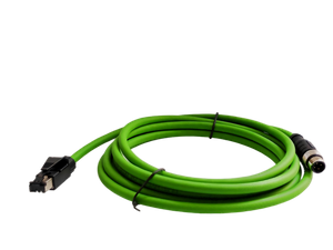 PVC with M12D male straight head IO Link cable 