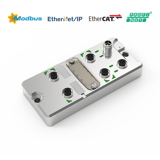 IP67 2 Ports for Profinet Ethernet EtherCat Modbus TCP Protocols RFID Gateway